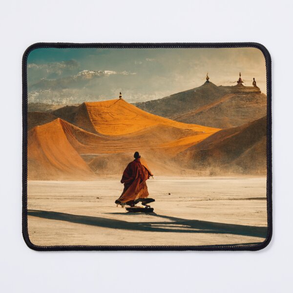 Item preview, Monk with His Skateboard designed and sold by rovtobuno.