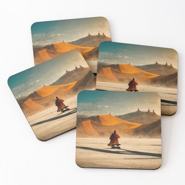Item preview, Monk with His Skateboard designed and sold by rovtobuno.