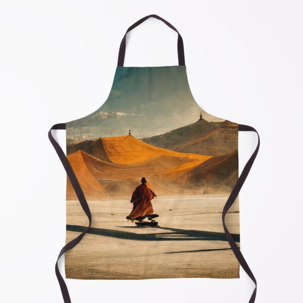 Item preview, Monk with His Skateboard designed and sold by rovtobuno.