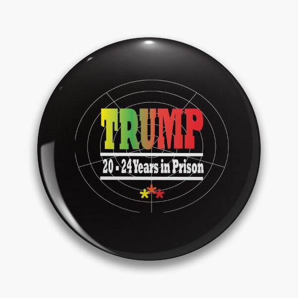 Aperçu de l'œuvre TRUMP 20 - 24 ans de prison anti-Trump créée et vendue par SolonaPrints.