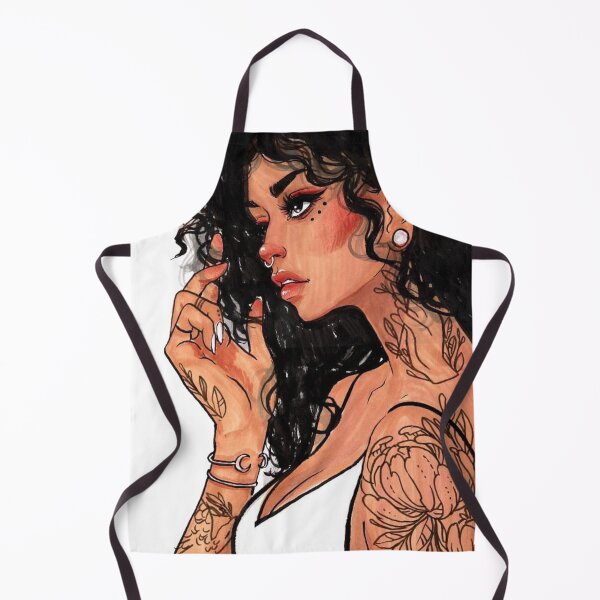 Item preview, Sketch of woman wearing white camisole designed and sold by BlackDiamond96.