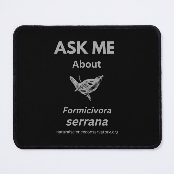 Item preview, Ask Me About Formicivora serrana (Serra Antwren) designed and sold by Discovered.