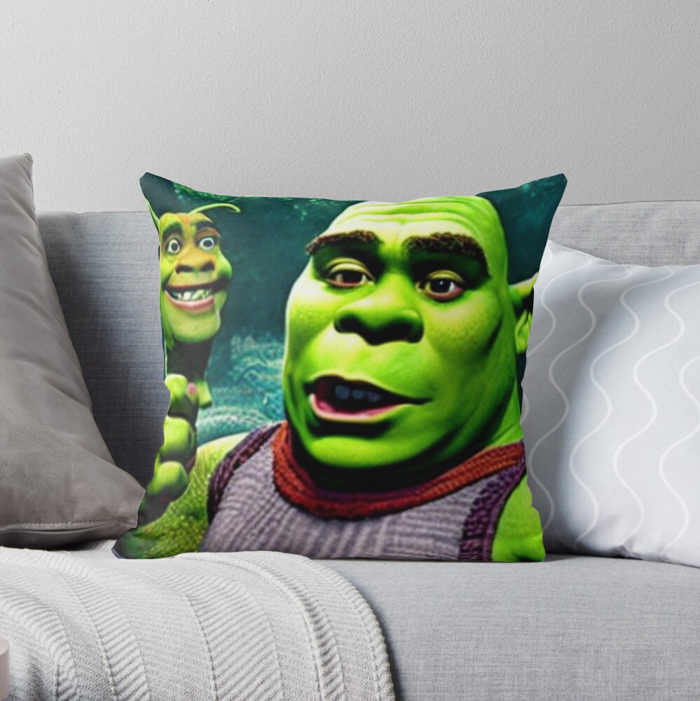 Shrek Meme Pillow Case Printed 35x50 Shrek Meme Png Shrek Face Shrek Meme  Face Shrek Png