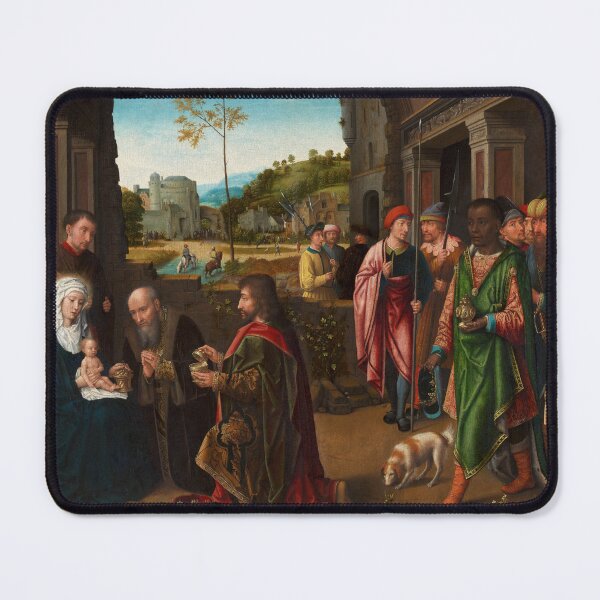 Item preview, The Adoration of the Magi | Gerard David | 1520 Renaissance Gospel Biblical Art designed and sold by CJET.