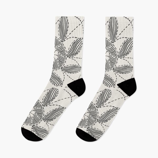 Item preview, Off white and charcoal boho pattern. Original hand-drawn boho sun pattern. Calm white and black trendy pattern in minimalistic style. designed and sold by ChrisiMM.