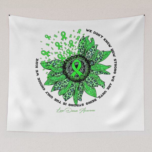Item preview, Liver Cancer Awareness Liver Disease Awareness - sunflower Flower We Don't Know How Strong designed and sold by heckforddewey.
