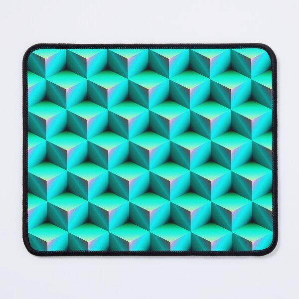 Item preview, Color Combination Pattern, Turquoise Cube designed and sold by Mr-true-design.