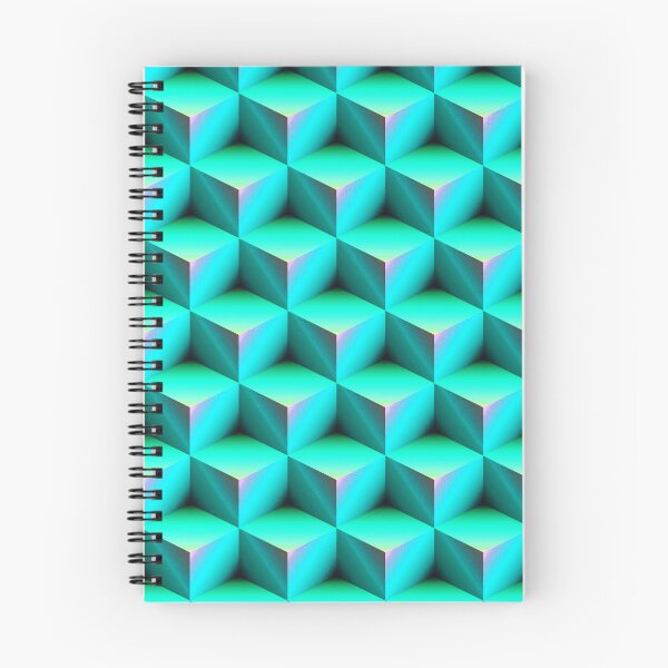 Item preview, Color Combination Pattern, Turquoise Cube designed and sold by Mr-true-design.