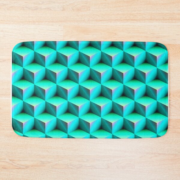 Item preview, Color Combination Pattern, Turquoise Cube designed and sold by Mr-true-design.