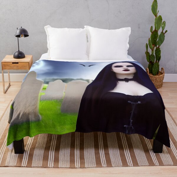 Item preview, Female Vampire in a Cemetary designed and sold by jrk123.