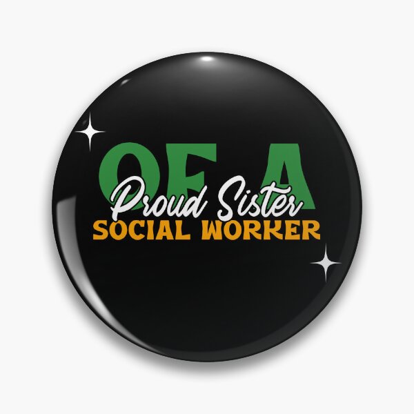 Aperçu de l'œuvre Fière sœur d'une assistante sociale créée et vendue par SocialWorkGift.