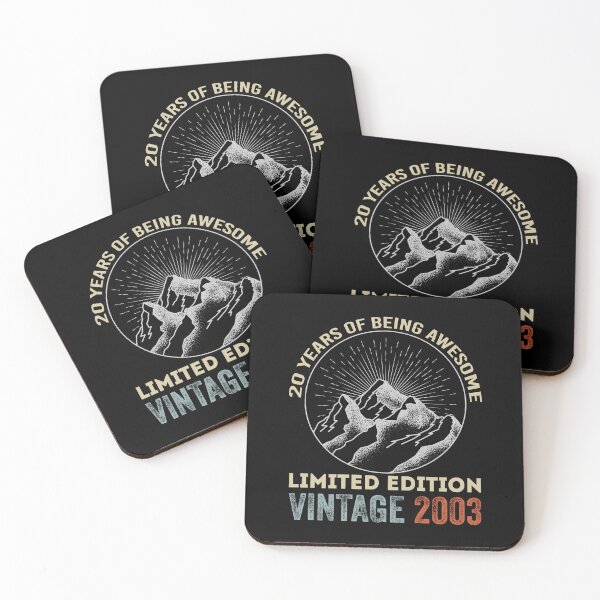 Item preview, 20 Year Years Of Being Awesome Old Gifts Vintage 2003 Limited Edition 20th Birthday designed and sold by BELASKRI STORE.