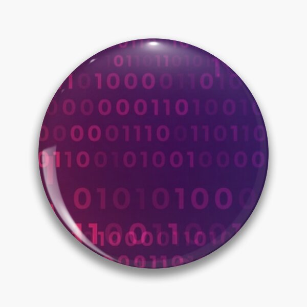 Item preview, Colorful, Binary Code Blue, Purple, Pink, Neon, Geometric, Abstract designed and sold by Ivan333Croatia.