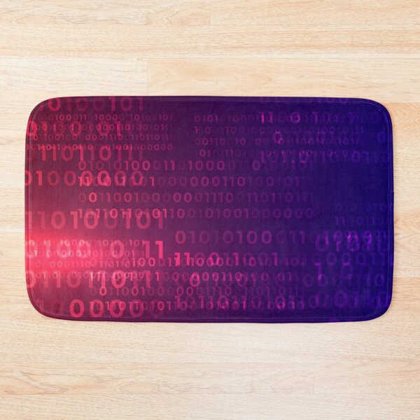 Item preview, Colorful, Binary Code Blue, Purple, Pink, Neon, Geometric, Abstract designed and sold by Ivan333Croatia.
