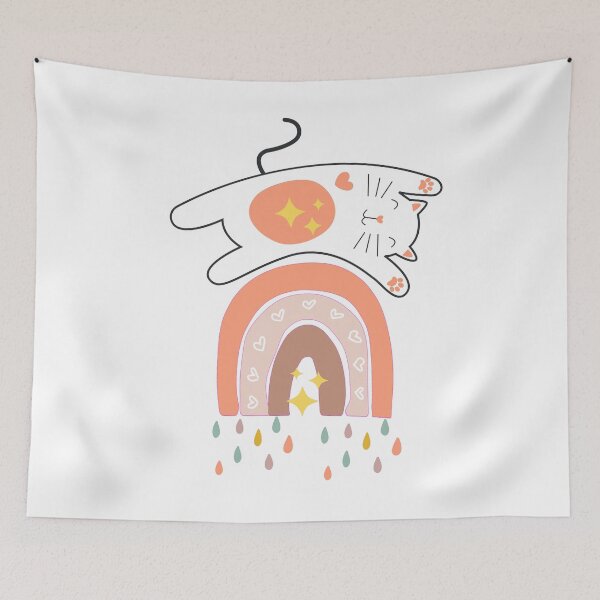 Item preview, Catbow. Cat and the rainbow. designed and sold by Tiny-Love ⭐⭐⭐⭐⭐.
