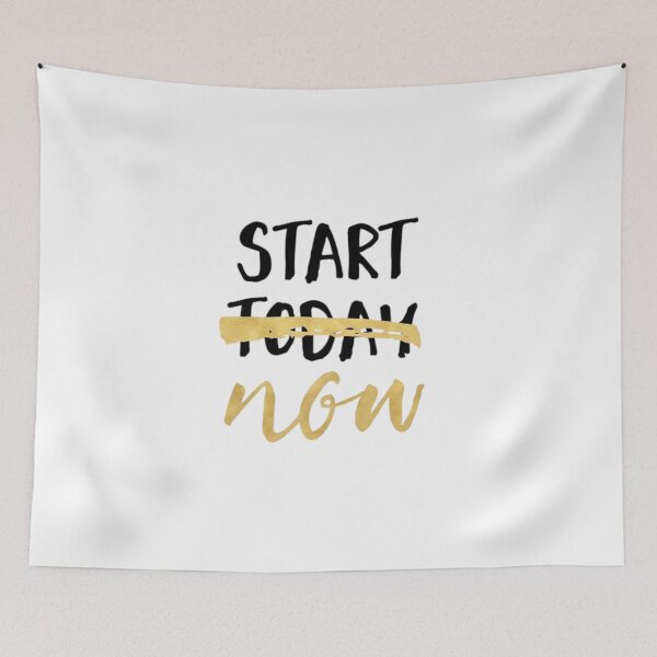 Item preview, Motivation - don't start today, start NOW! designed and sold by ArtOfArty.