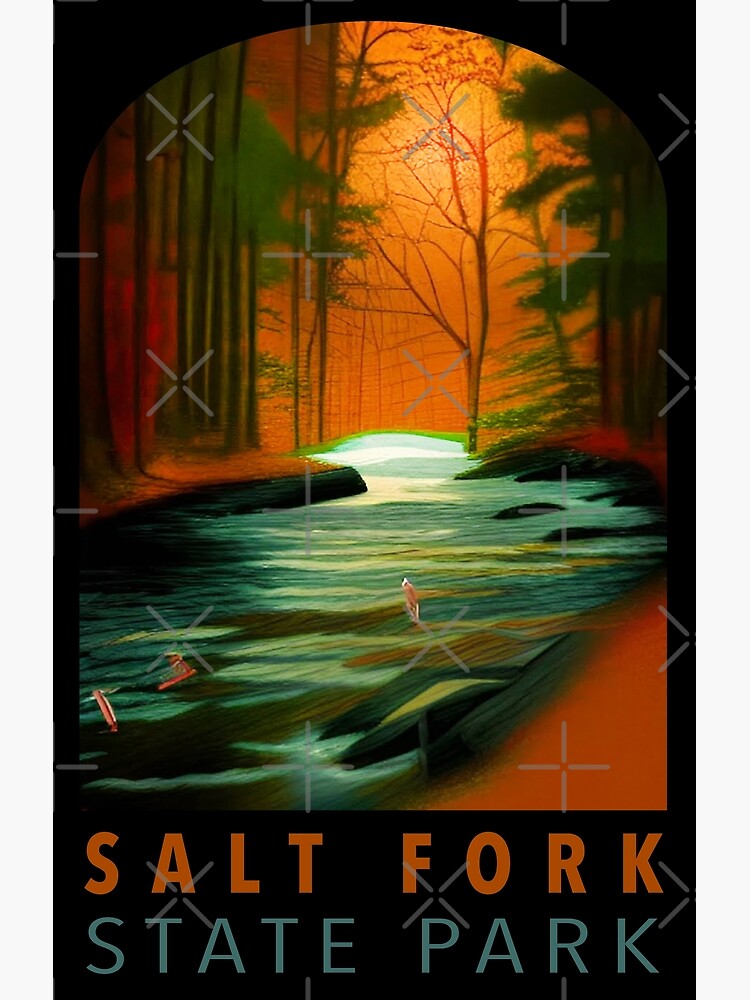 "Salt Fork State Park Ohio" Poster for Sale by CattlettArt Redbubble