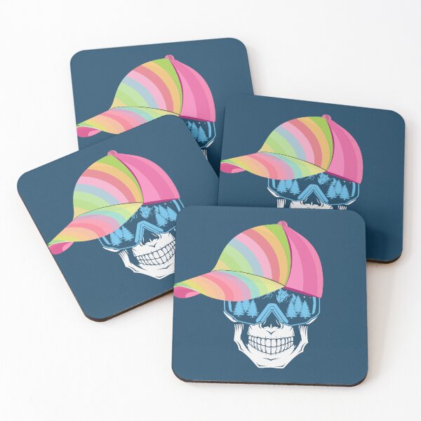 Item preview, Snowboard or Ski Skull with Multi-Colored Hat: Winter's Coming! designed and sold by tmdaliggr.
