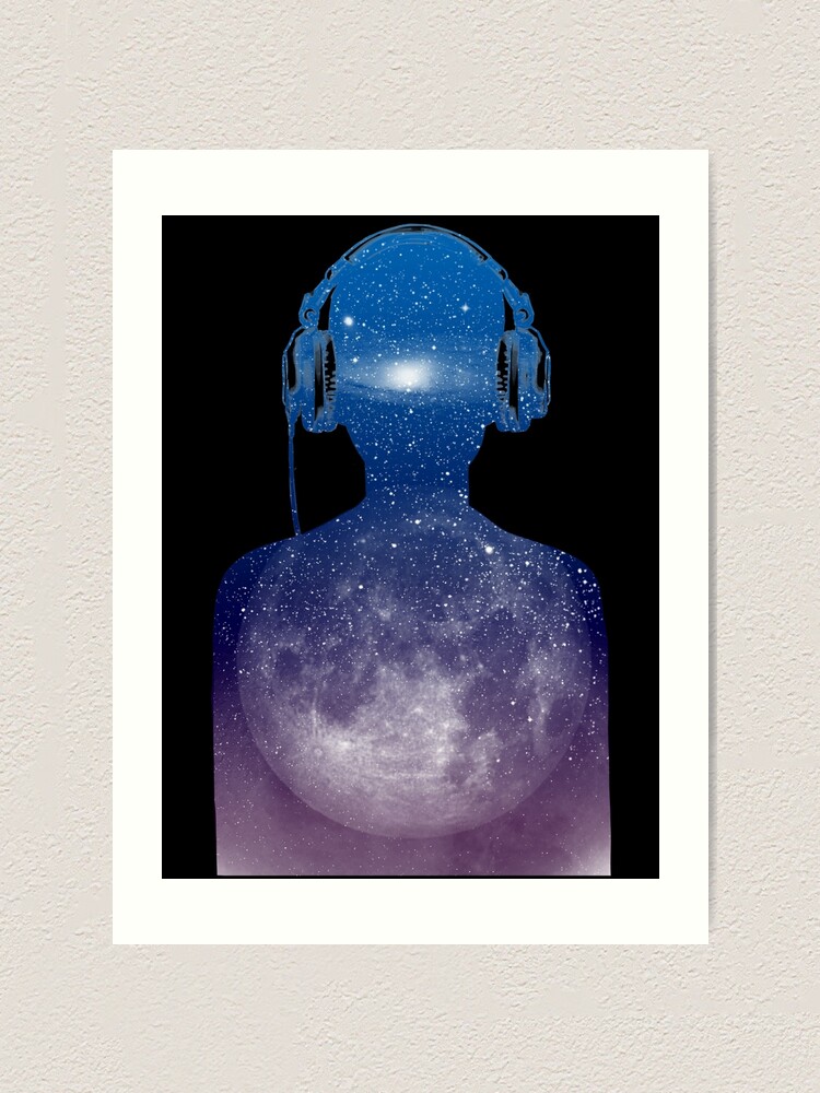 Alternate view of music space Art Print