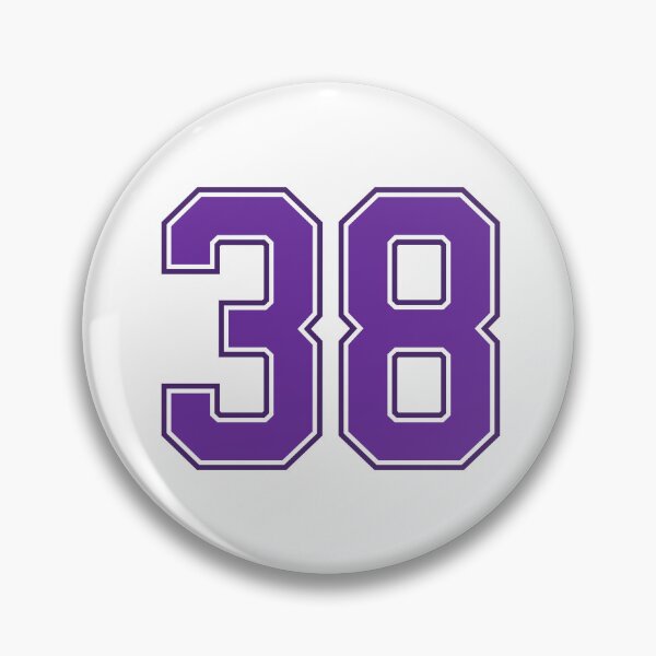 Item preview, Purple Number 38 lucky sports jersey thirty eight designed and sold by HeavyStyle.