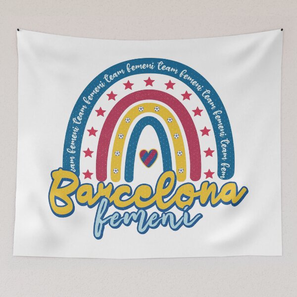 Item preview, Barcelona Femeni BoHo Rainbow (WOSO) designed and sold by Numero14.
