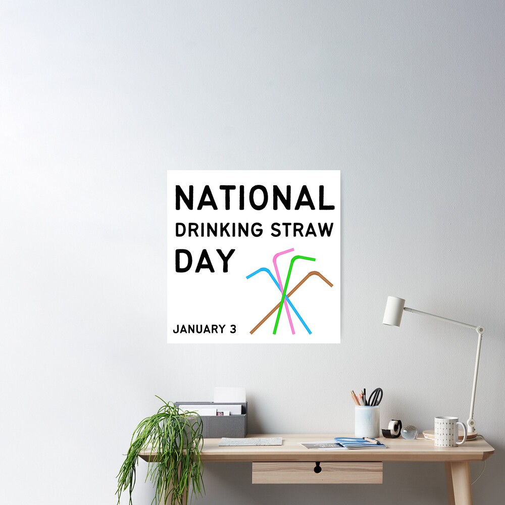 Drinking Straw Day - January 3, 2024