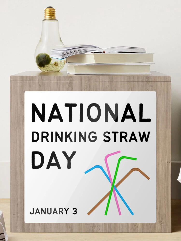 Drinking Straw Day - January 3, 2024