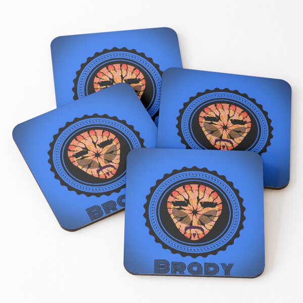 Item preview, Brady - Funny Mustache Alien - First Name designed and sold by LV-creator.