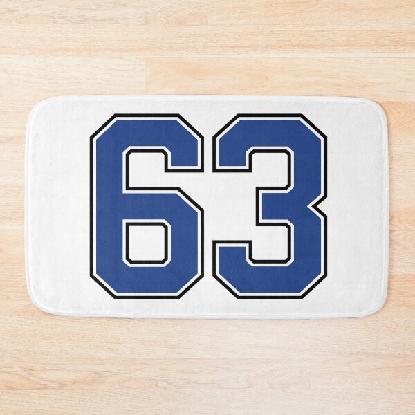 Item preview, Number 63 lucky sports jersey sixty three designed and sold by HeavyStyle.