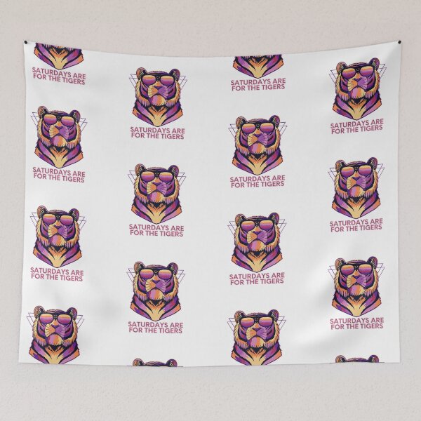 Item preview, saturdays are for the tigers designed and sold by ApurwaArtShop.