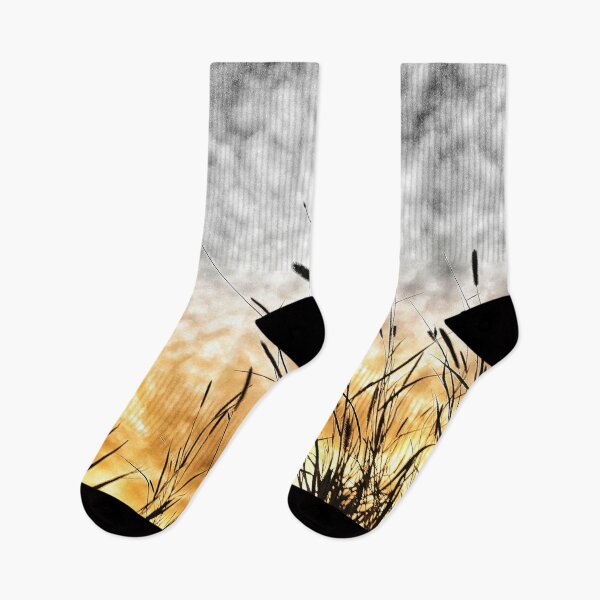Item preview, Soft Grunge Style Moody Sky Sunset and Countryside Wild Grass Naturecore Aesthetic designed and sold by Beachy.