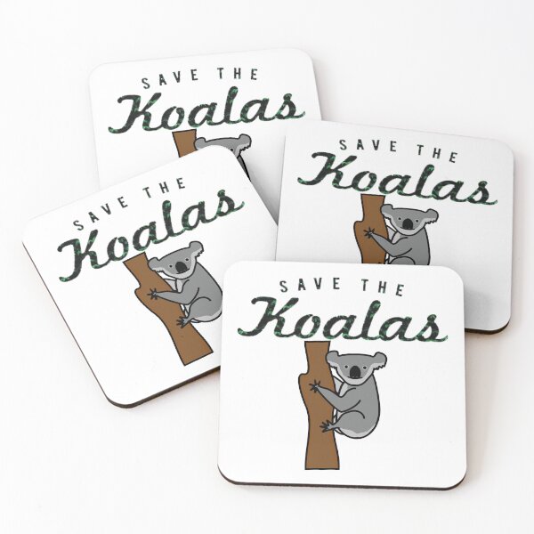 Item preview,  Save the koalas hats, save the koalas shirts, save the koalas phone cases, save the koalas dress, save the koalas backpack, save the koalas shirts for lovers koala  designed and sold by Poussyarts.