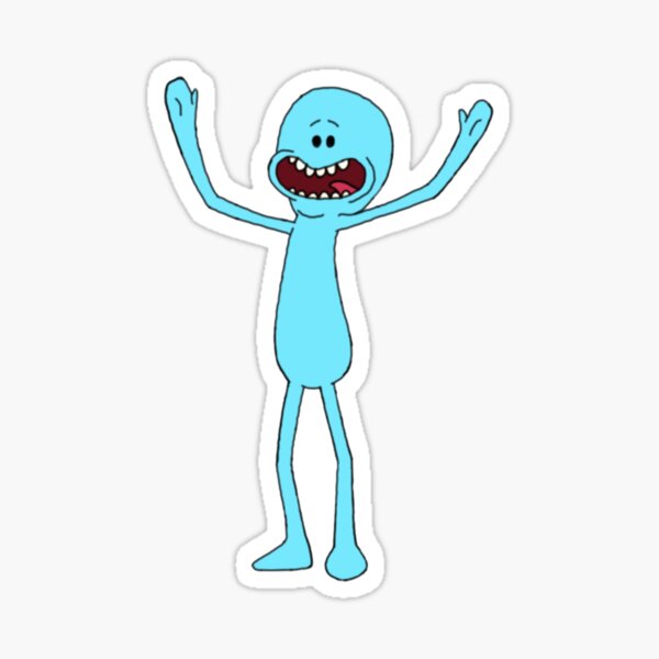 Meeseeks says hello Sticker