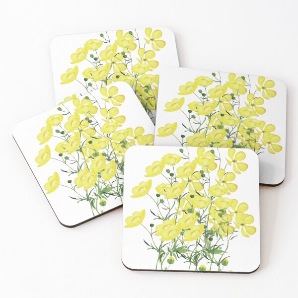 Item preview, Sunflower Watercolor – Yellow & Black Palette designed and sold by Stevenobinsun.