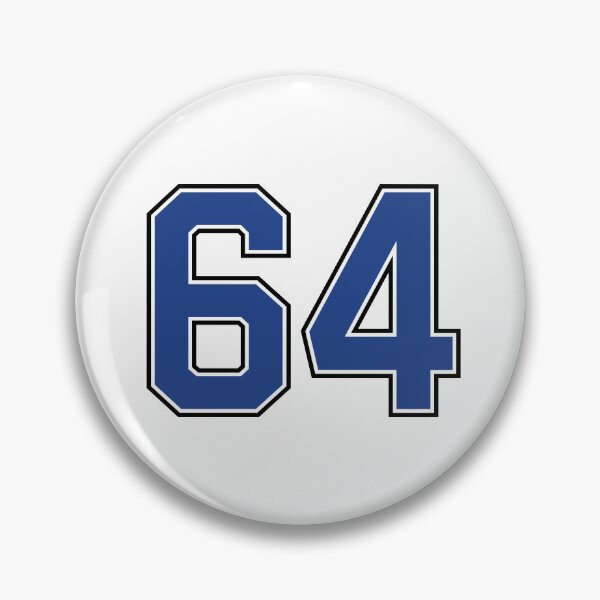 Item preview, Number 64 lucky sports jersey sixty four designed and sold by HeavyStyle.