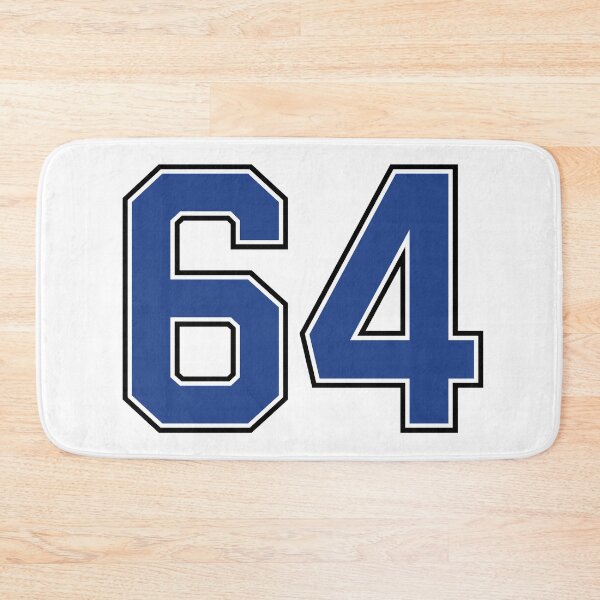 Item preview, Number 64 lucky sports jersey sixty four designed and sold by HeavyStyle.