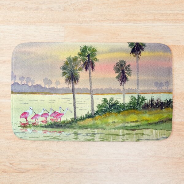 Item preview, Spoonbills At Sunrise In Florida designed and sold by William Holkham.
