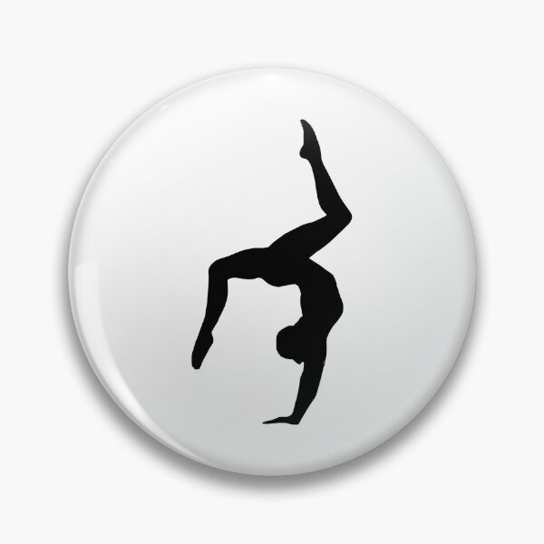 Artikelvorschau, Turnen, Turnerin - Women's Gymnastics - Silhouette entworfen und verkauft von claudiasartwork.