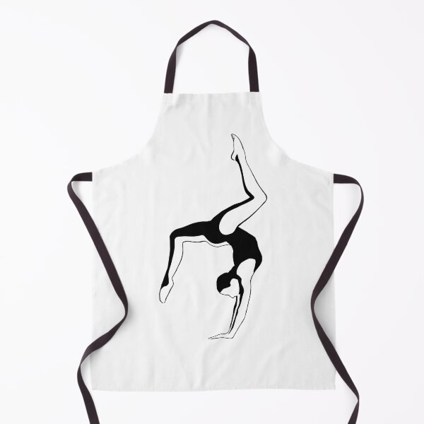 Aperçu de l'œuvre Gymnastique, Gymnaste - Gymnastique Féminine - Silhouette créée et vendue par claudiasartwork.
