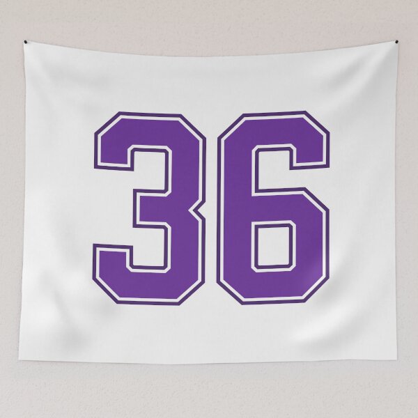 Item preview, Purple Number 36 lucky sports jersey thirty six designed and sold by HeavyStyle.