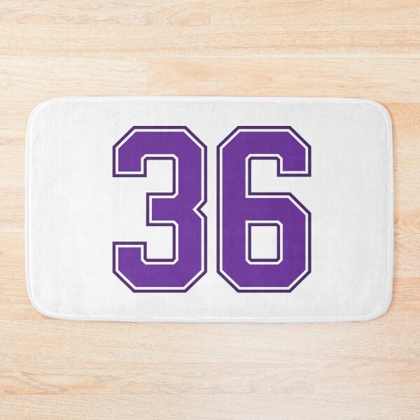 Item preview, Purple Number 36 lucky sports jersey thirty six designed and sold by HeavyStyle.