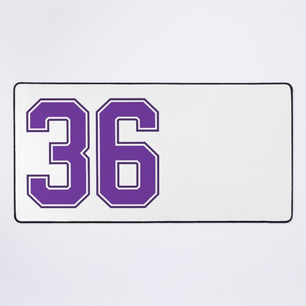 Item preview, Purple Number 36 lucky sports jersey thirty six designed and sold by HeavyStyle.