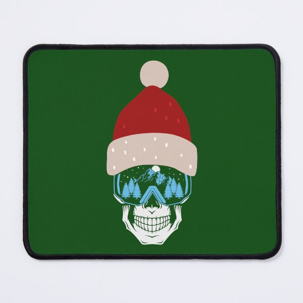 Item preview, Ski or Snowboard Skull With Christmas Hat: Winter's Coming! designed and sold by tmdaliggr.