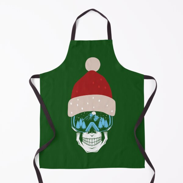 Item preview, Ski or Snowboard Skull With Christmas Hat: Winter's Coming! designed and sold by tmdaliggr.