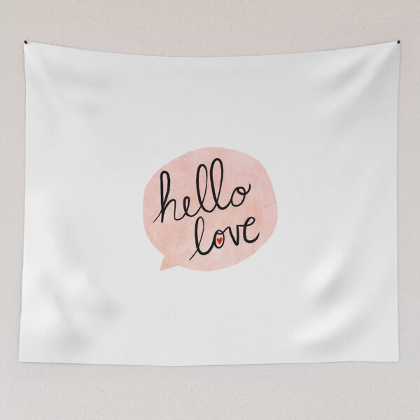 Item preview, Hello Love designed and sold by ArtOfArty.