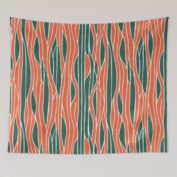 Item preview,  Red and Green Striped Pattern designed and sold by ThePurpleMelon.