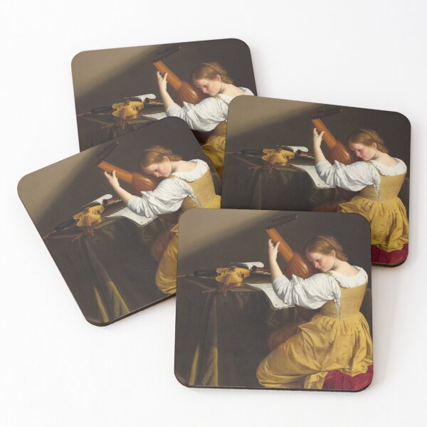 Item preview, The Lute Player | Orazio Gentileschi | 1620 Renaissance Music Art designed and sold by CJET.