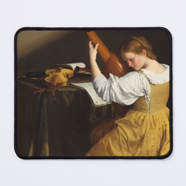 Item preview, The Lute Player | Orazio Gentileschi | 1620 Renaissance Music Art designed and sold by CJET.