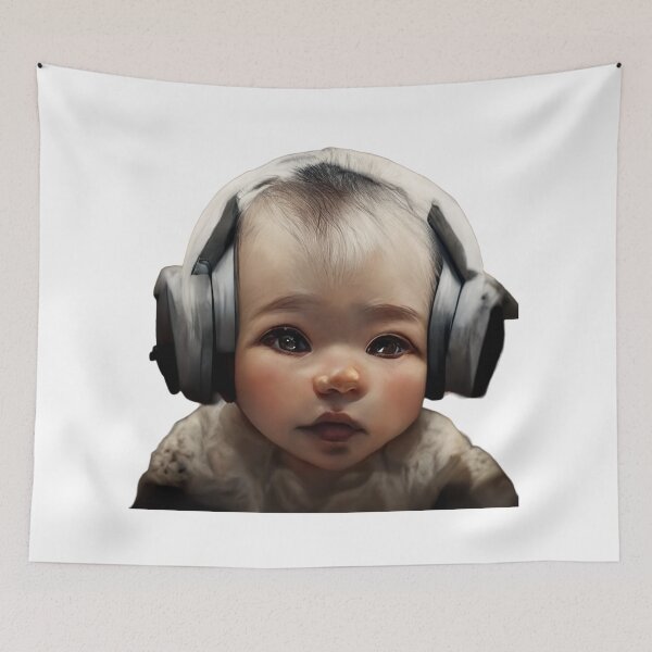 Item preview, Headphone Baby designed and sold by Funkylicious.