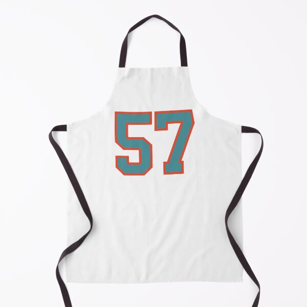 Item preview, 57 number, aqua orange lucky sports fifty seven designed and sold by ArtIsParty.